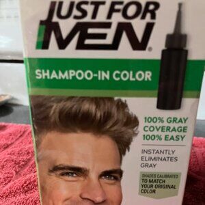 3 pack Just for Men Hair Coloring Shampoo